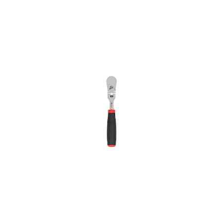 Tekton 1/4 Inch Drive x 6 Inch Flex Head Comfort Grip Ratchet SRH22006
